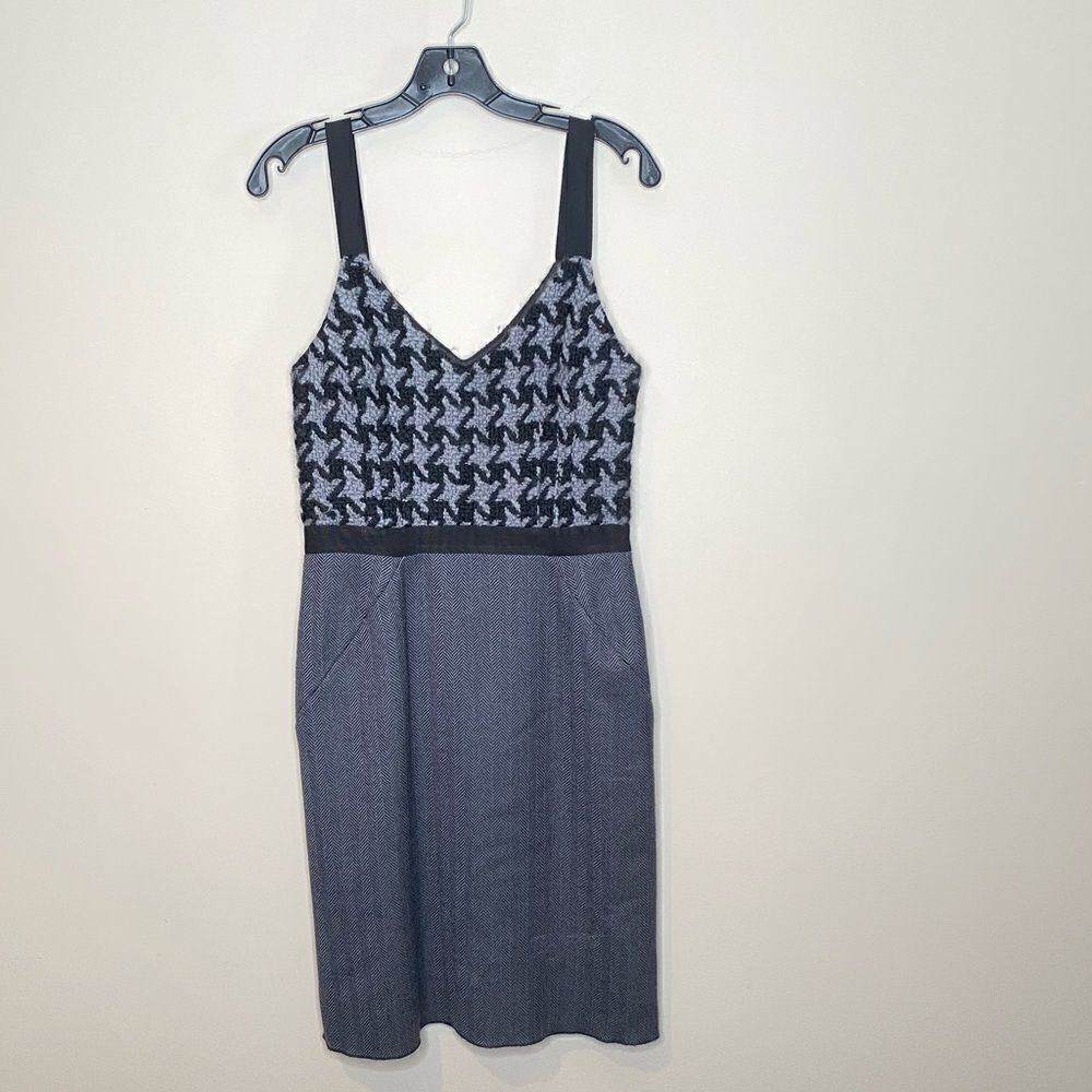 Thread Social Houndstooth Check Herringbone Dress